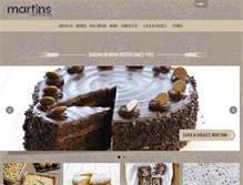 Tablet Screenshot of martinsbakery.co.uk